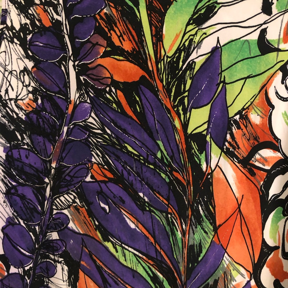 Peter Nygard Multicolor Floral Cowl-Neck Sleeveless Top XL - Picture 5 of 5